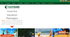 Desktop Screenshot of crstours.com